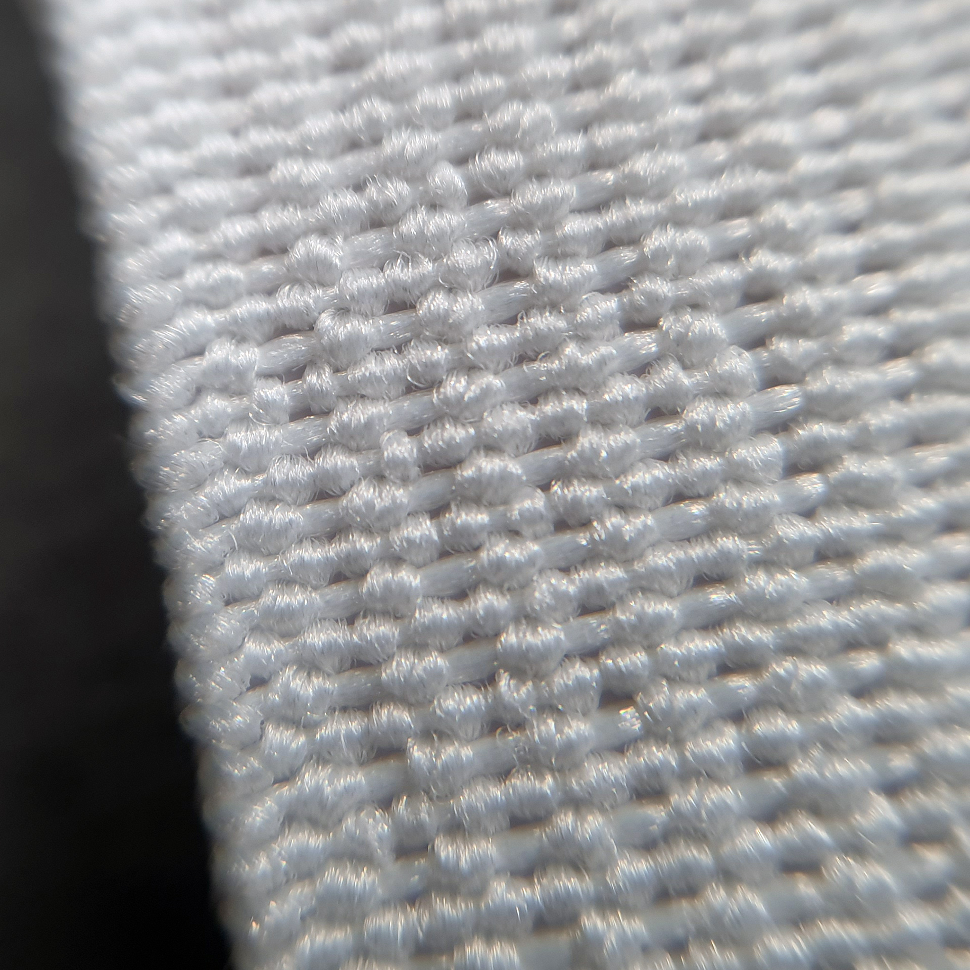 Лента эластичная тканая белая (50мм)