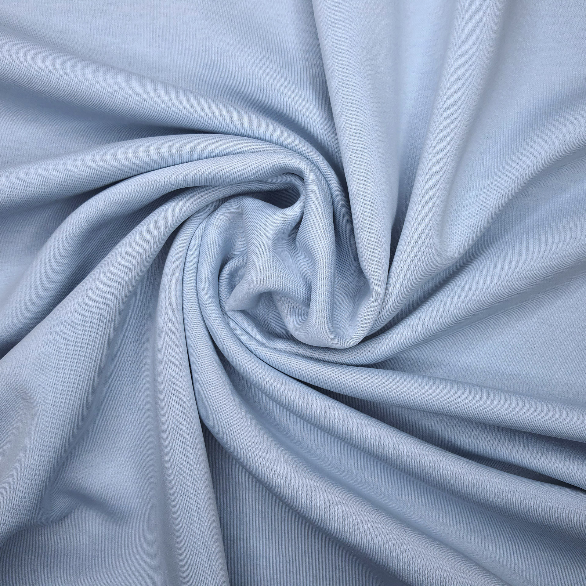 Футер 3-х нитка с начесом, бэби блю