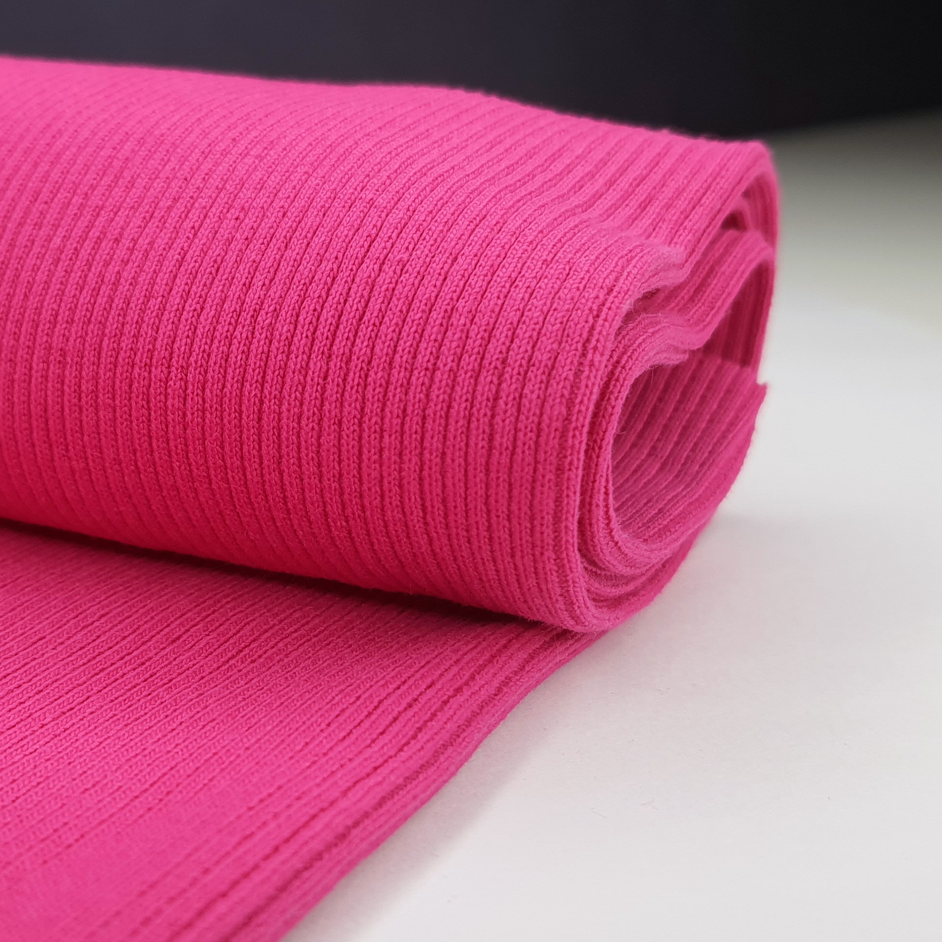 Футер 3-х нитка с начесом, розовый павлин