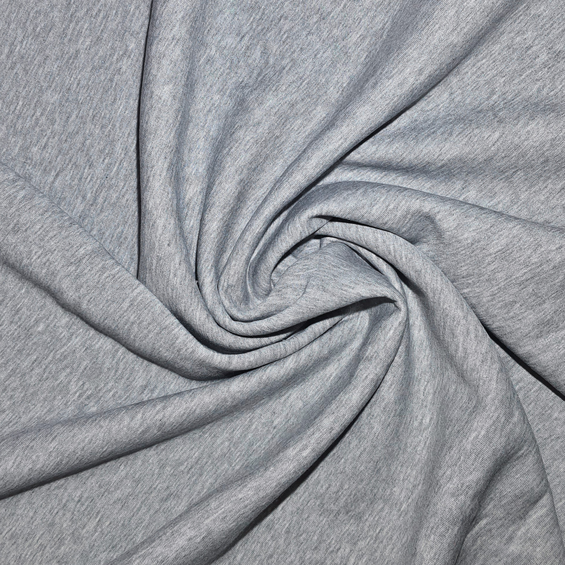 Футер 3-х нитка с начесом, серый меланж