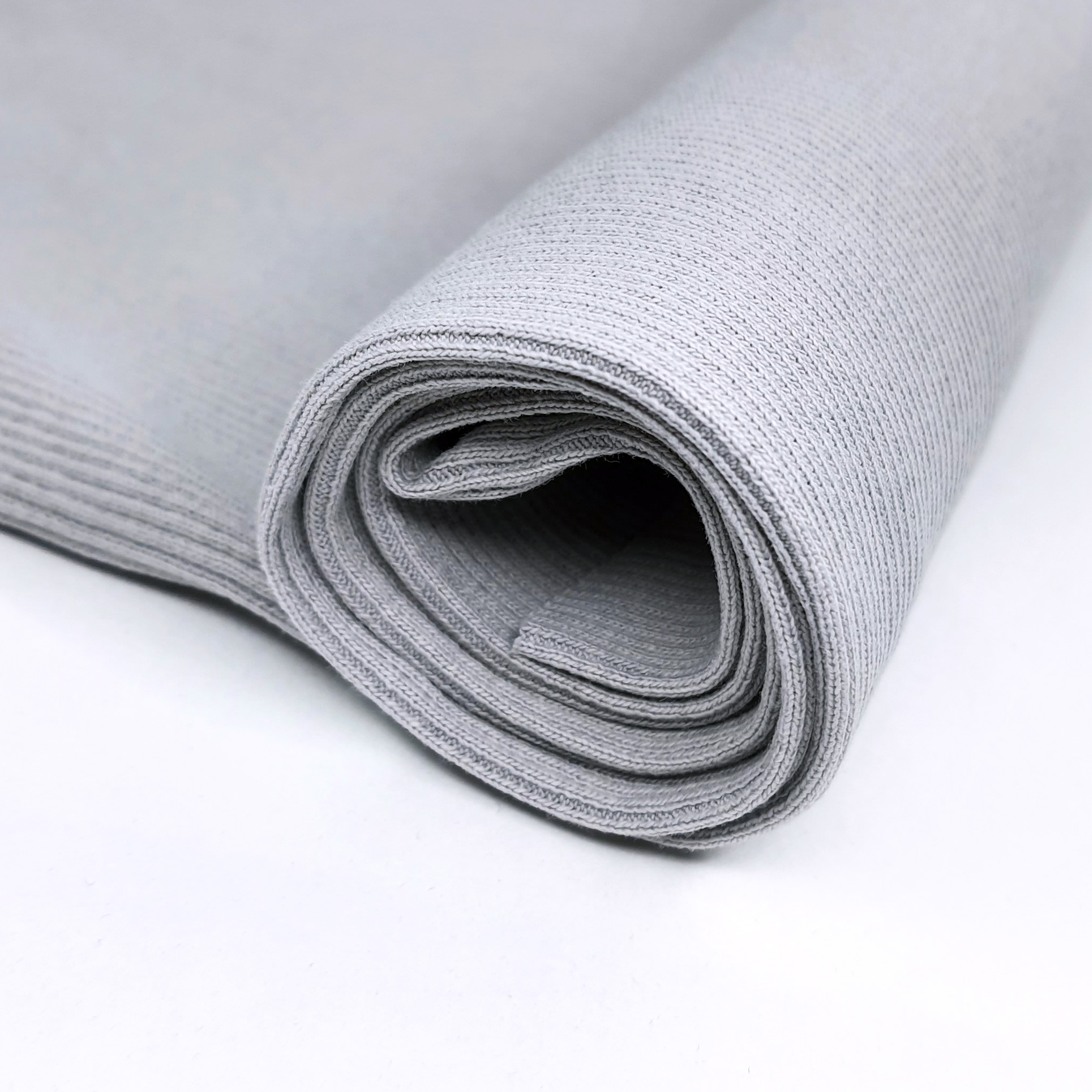 Футер 3-х нитка с начесом, серый (голубой пар)